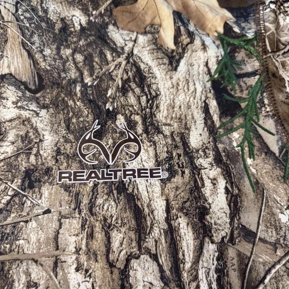 Realtree Camo Scent Control Edge Long Sleeve Shirt Base Clothing Men's XL 46-48 - Picture 3 of 5